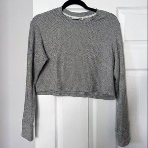 Abercrombie Long-Sleeve Cozy Rib Crew Top